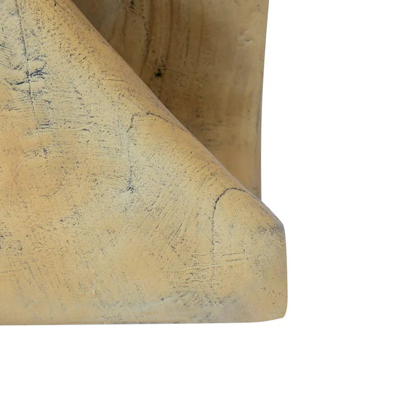 Table d'appoint Twist Shape avec texture bois