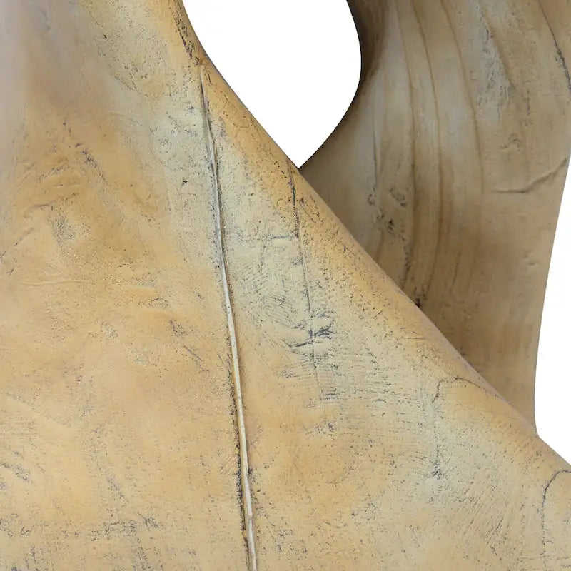 Table d'appoint Twist Shape avec texture bois
