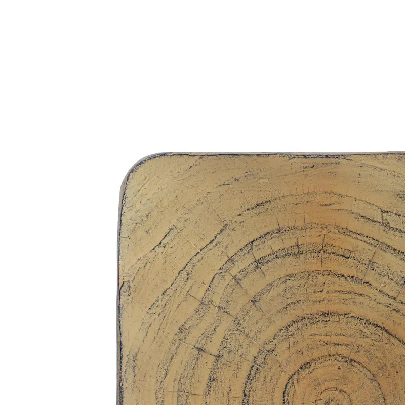 Table d'appoint Twist Shape avec texture bois