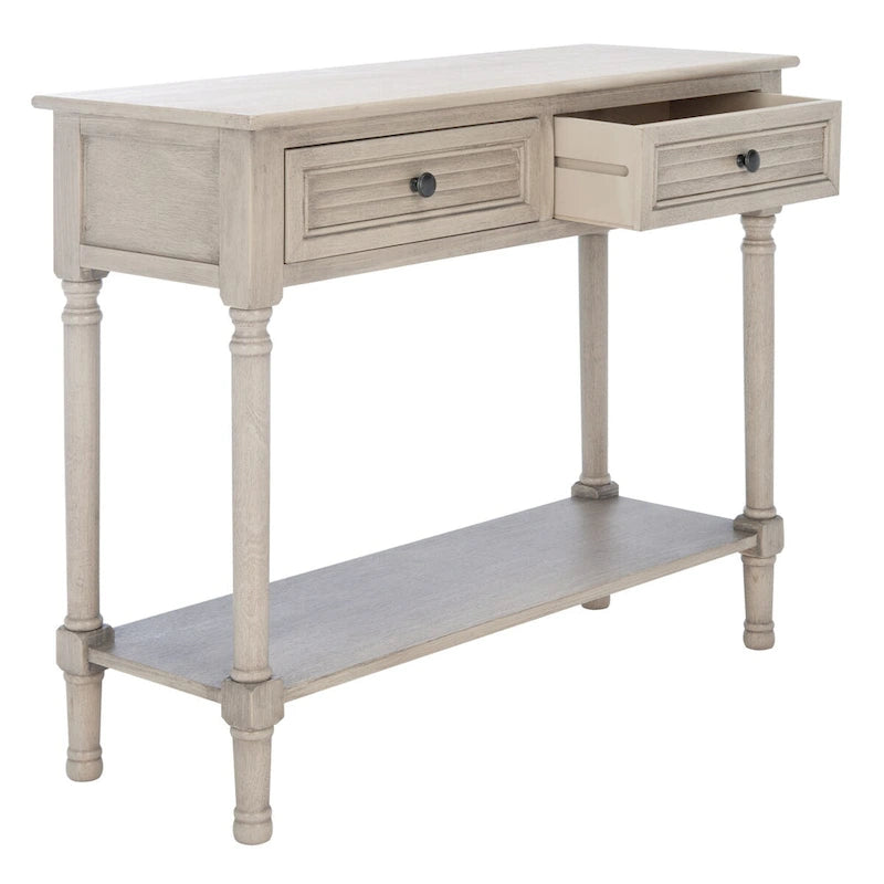 Console 2 tiroirs - 36 L x 13 P x 29,5 H