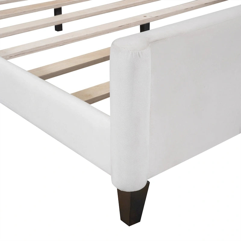 Lit de Repos Moderne Capitonnage Touffet Boutons, Grand Lit