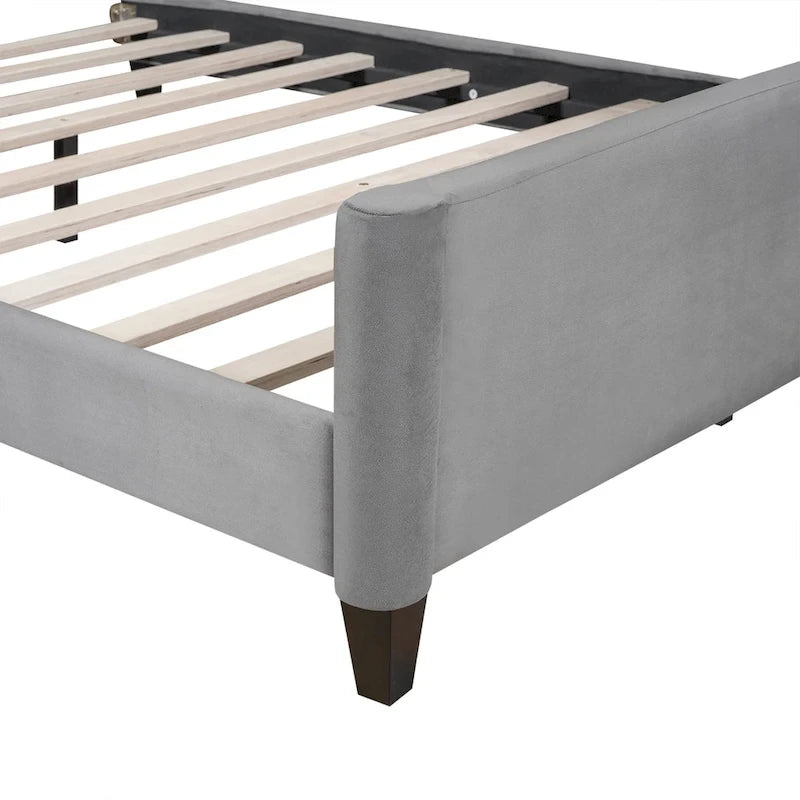 Lit de Repos Moderne Capitonnage Touffet Boutons, Grand Lit