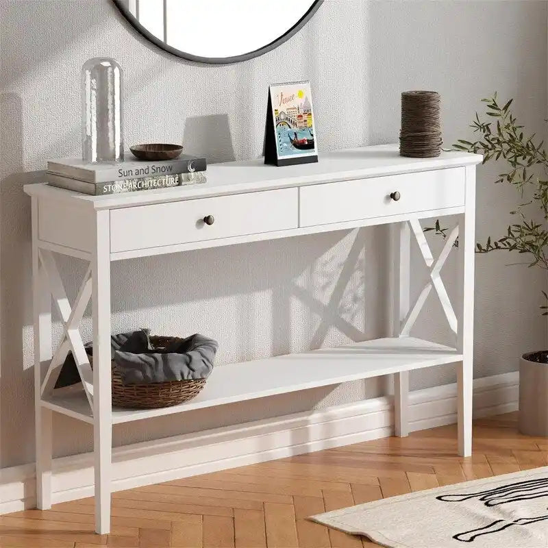 Console 47" avec tiroirs - 11,81P x 47,24L x 31,5H