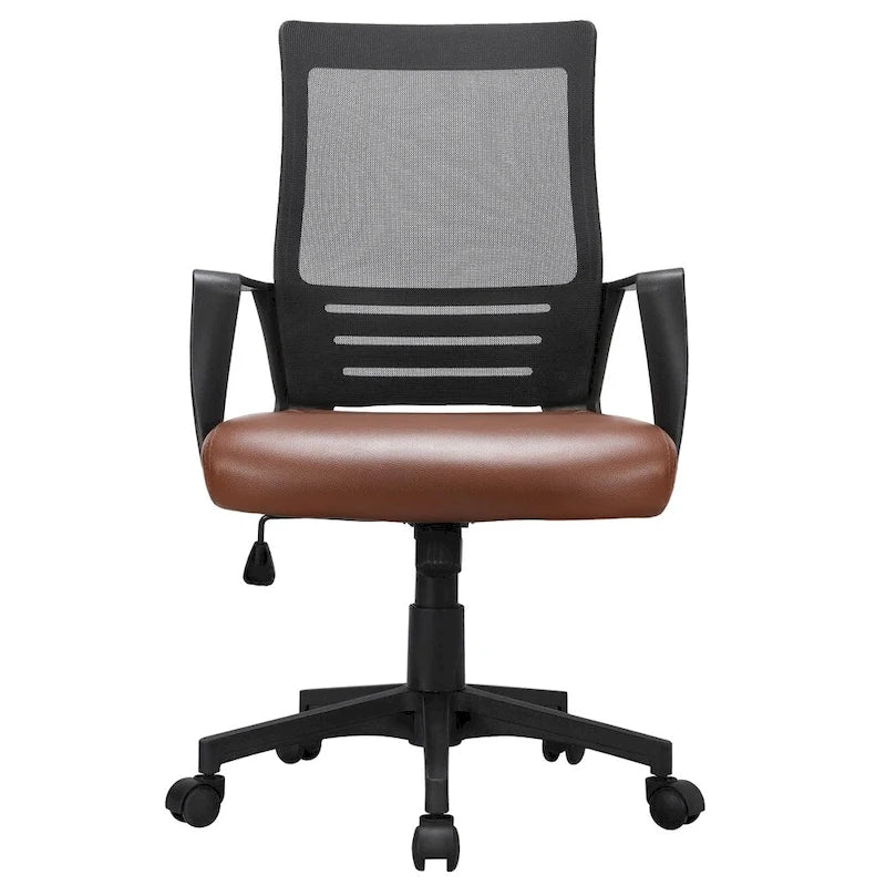 Chaise de bureau ergonomique en maille réglable avec support lombaire