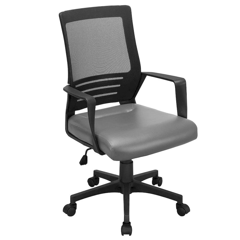 Chaise de bureau ergonomique en maille réglable avec support lombaire
