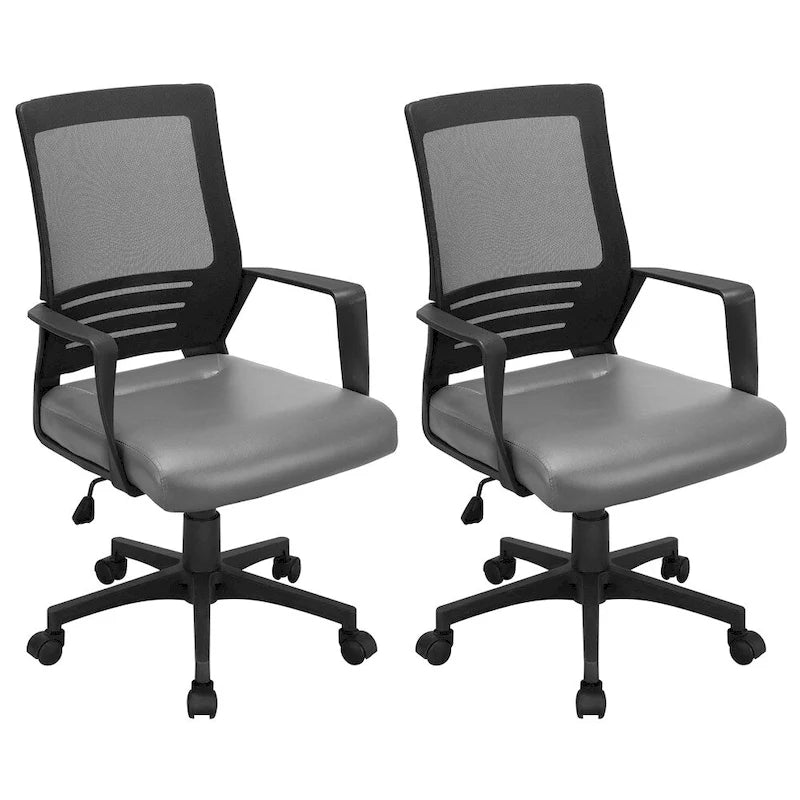 Chaise de bureau ergonomique en maille réglable avec support lombaire