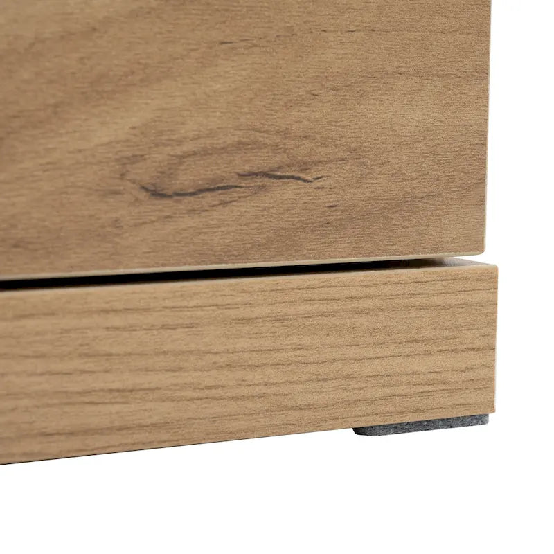 Table basse extensible avec 2 tiroirs de rangement