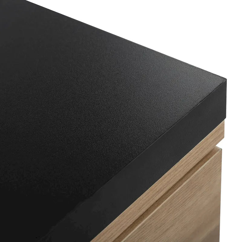 Table basse extensible avec 2 tiroirs de rangement