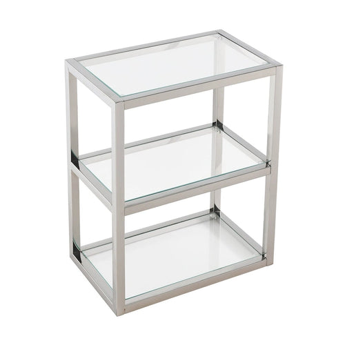 16x20x10 Wall-Mounted Linen Cabinet in Chrome